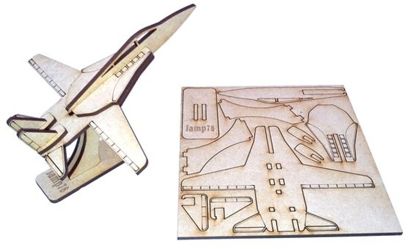 Dřevěný model letadla